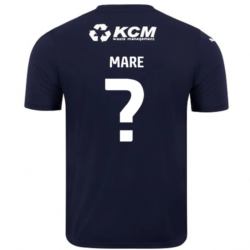 Danxen Män Ed Mare #0 Marinblå Bortatröja Matchtröjor 2024/25 Tröjor T-Tröja