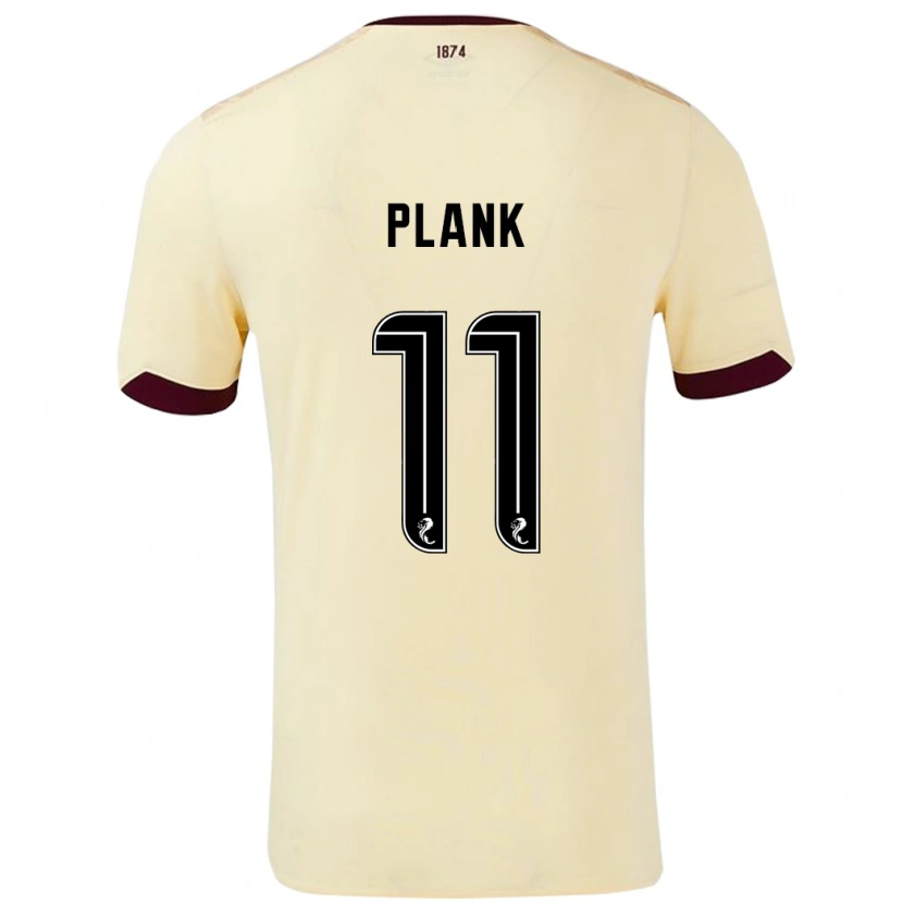 Danxen Män Dom Plank #11 Grädde Bourgogne Bortatröja Matchtröjor 2024/25 Tröjor T-Tröja
