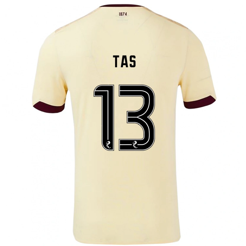 Danxen Män Lyndon Tas #13 Grädde Bourgogne Bortatröja Matchtröjor 2024/25 Tröjor T-Tröja