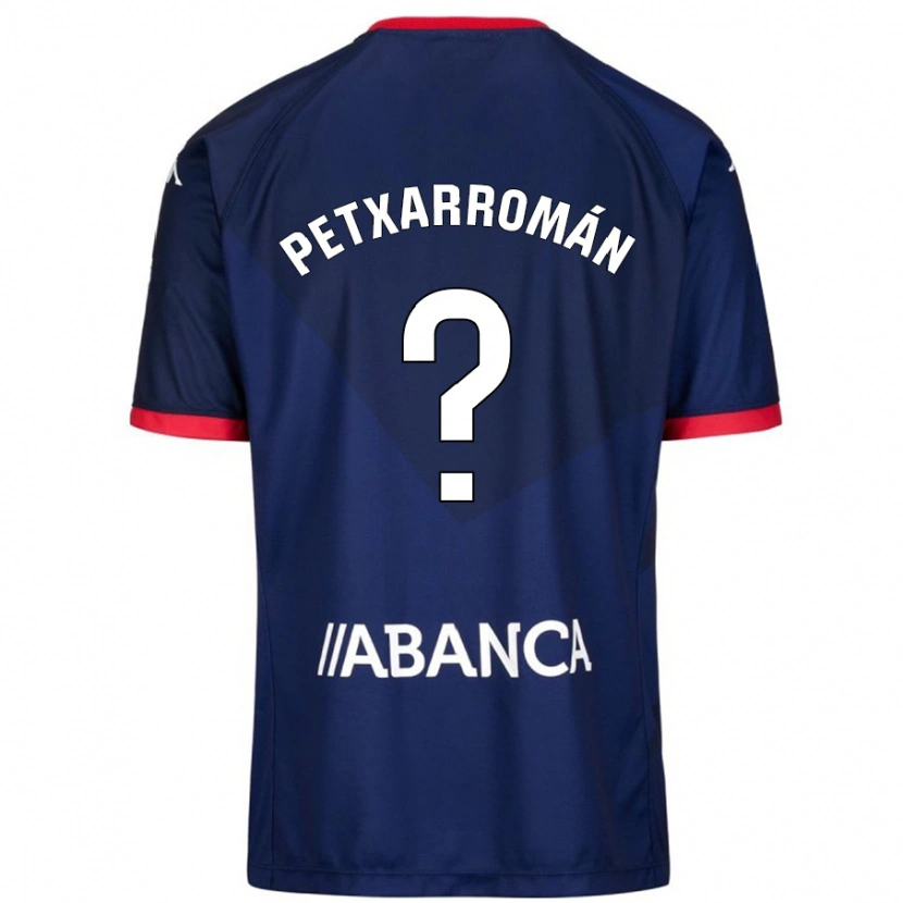 Danxen Män Álex Petxa #6 Marinblå Bortatröja Matchtröjor 2024/25 Tröjor T-Tröja