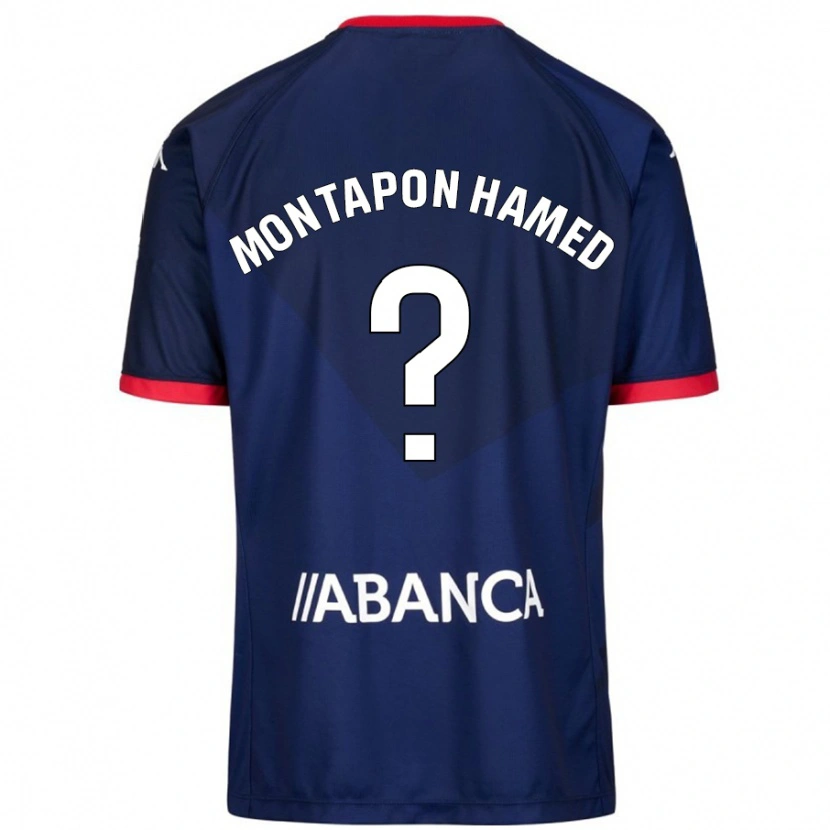 Danxen Män Fadil Montapon Hamed #0 Marinblå Bortatröja Matchtröjor 2024/25 Tröjor T-Tröja