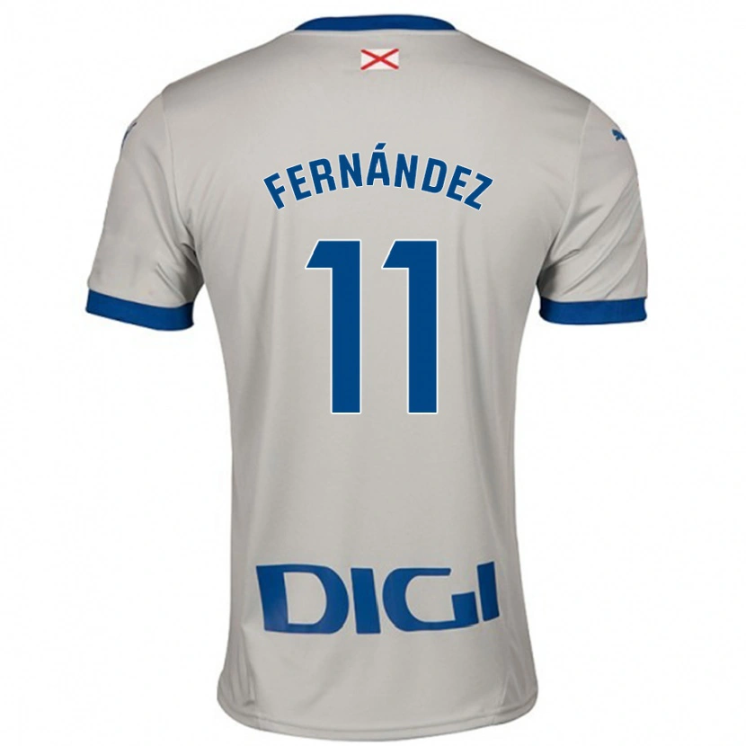 Danxen Män Imanol Fernández #11 Ljusgrå Bortatröja Matchtröjor 2024/25 Tröjor T-Tröja