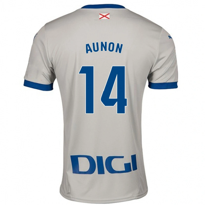 Danxen Män Cristina Auñón #14 Ljusgrå Bortatröja Matchtröjor 2024/25 Tröjor T-Tröja