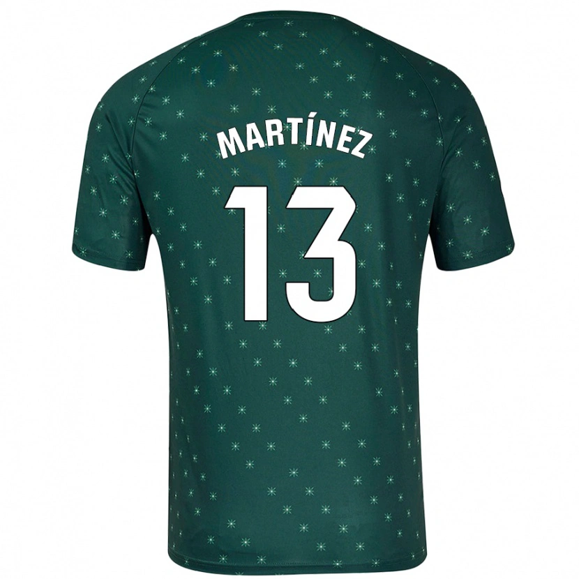 Danxen Män Fernando Martínez #13 Mörkgrön Bortatröja Matchtröjor 2024/25 Tröjor T-Tröja