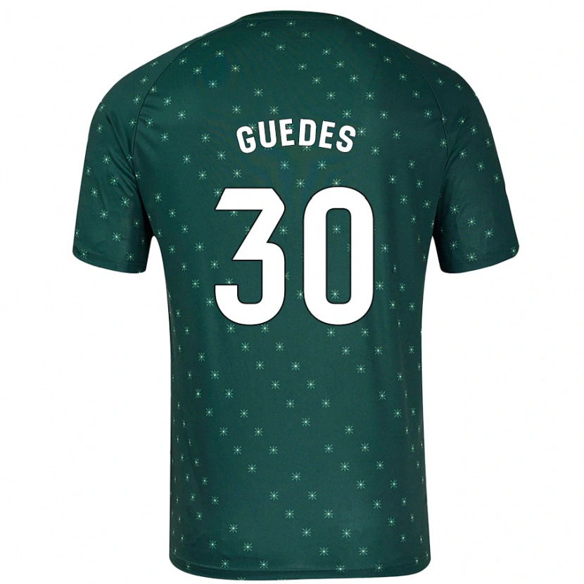 Danxen Män Gui Guedes #30 Mörkgrön Bortatröja Matchtröjor 2024/25 Tröjor T-Tröja