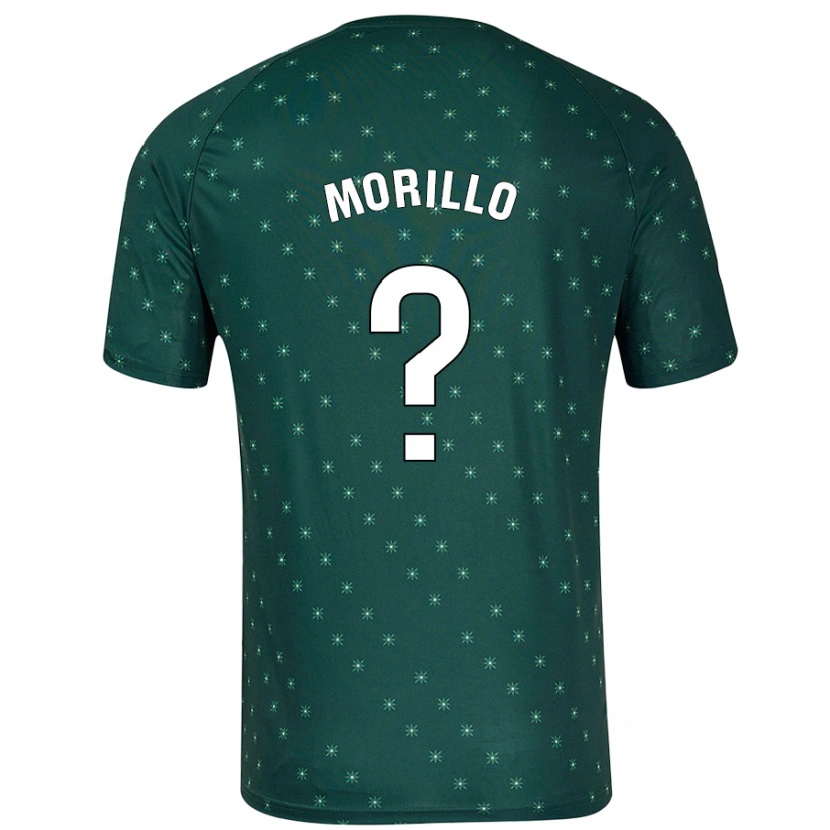 Danxen Män Manu Morillo #0 Mörkgrön Bortatröja Matchtröjor 2024/25 Tröjor T-Tröja