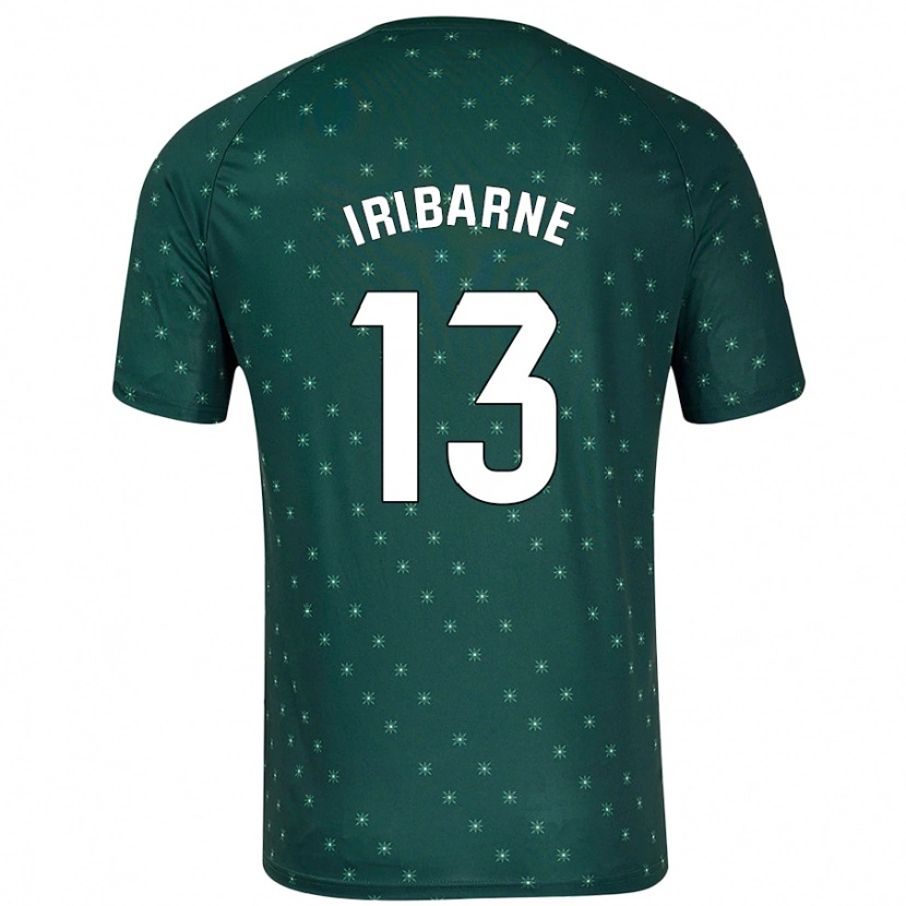 Danxen Män Bruno Iribarne #13 Mörkgrön Bortatröja Matchtröjor 2024/25 Tröjor T-Tröja