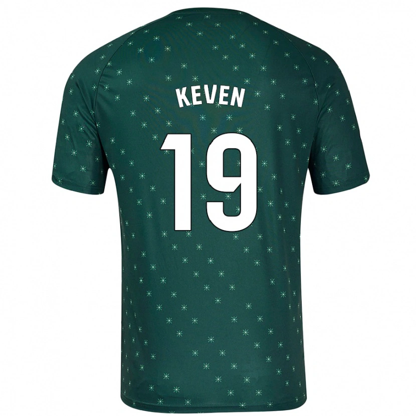 Danxen Män Keven #19 Mörkgrön Bortatröja Matchtröjor 2024/25 Tröjor T-Tröja