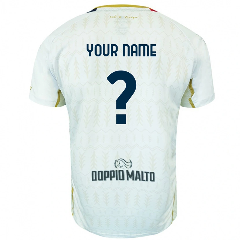 Danxen Män Ditt Namn #0 Vit Bortatröja Matchtröjor 2024/25 Tröjor T-Tröja