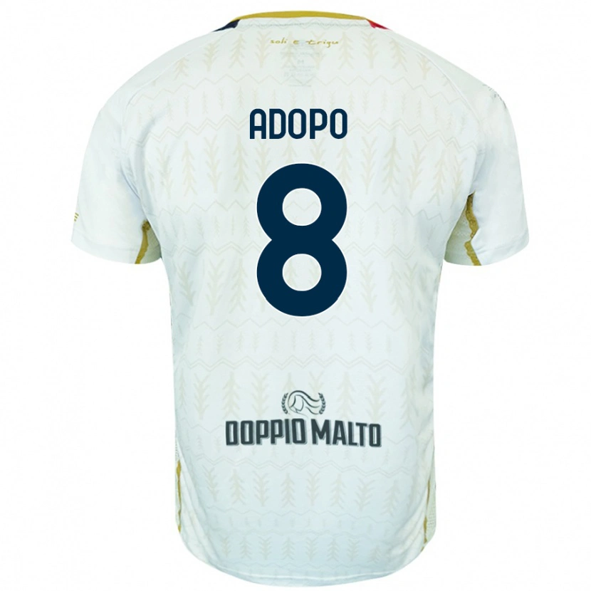 Danxen Män Michel Adopo #8 Vit Bortatröja Matchtröjor 2024/25 Tröjor T-Tröja