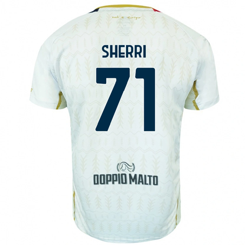 Danxen Män Alen Sherri #71 Vit Bortatröja Matchtröjor 2024/25 Tröjor T-Tröja