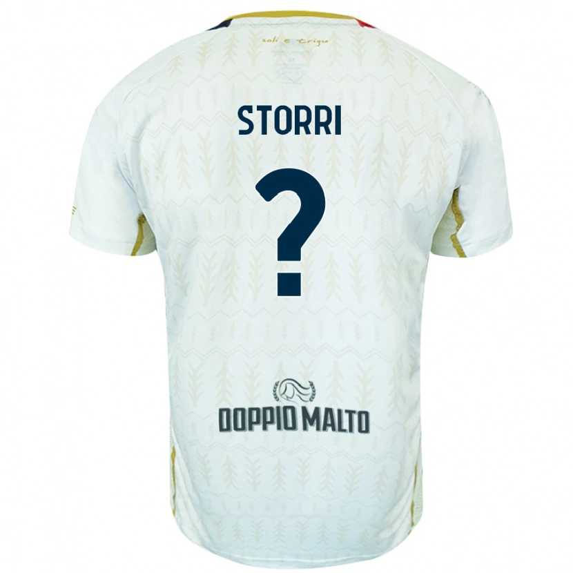 Danxen Män Leonardo Storri #0 Vit Bortatröja Matchtröjor 2024/25 Tröjor T-Tröja