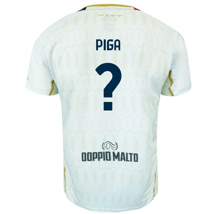 Danxen Män Renato Piga #0 Vit Bortatröja Matchtröjor 2024/25 Tröjor T-Tröja