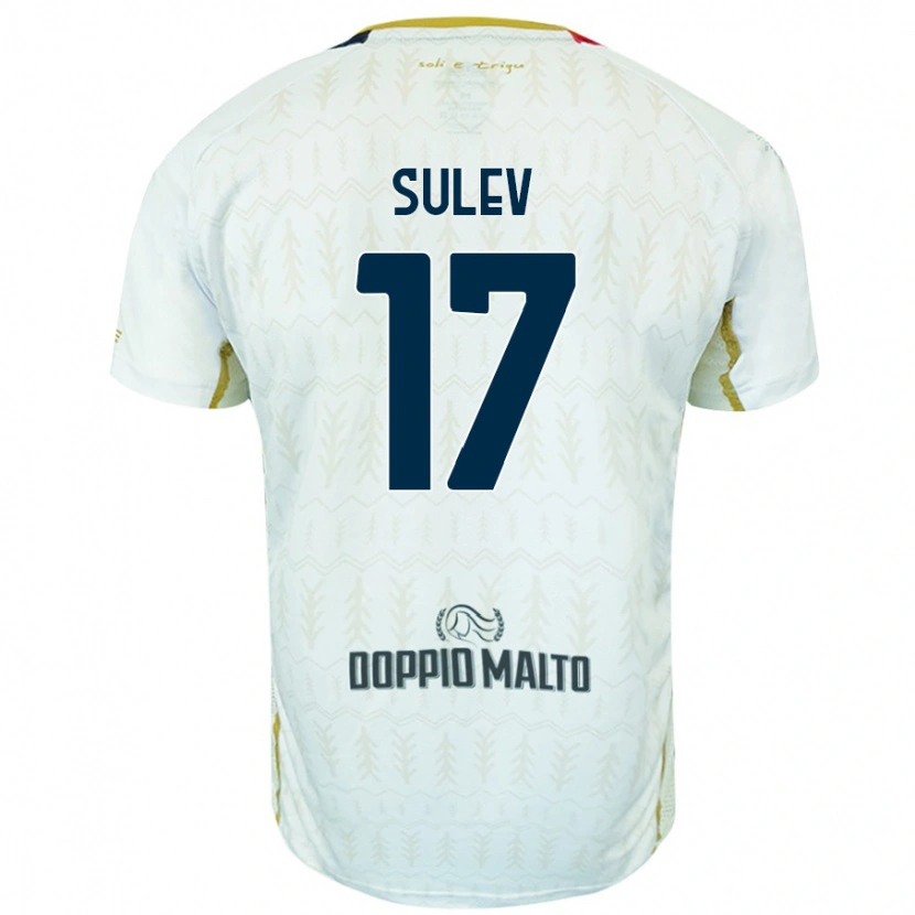 Danxen Män Ivan Sulev #17 Vit Bortatröja Matchtröjor 2024/25 Tröjor T-Tröja