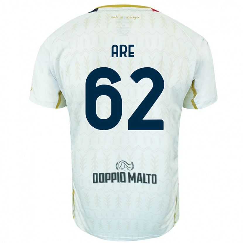Danxen Män Emmanuele Are #62 Vit Bortatröja Matchtröjor 2024/25 Tröjor T-Tröja