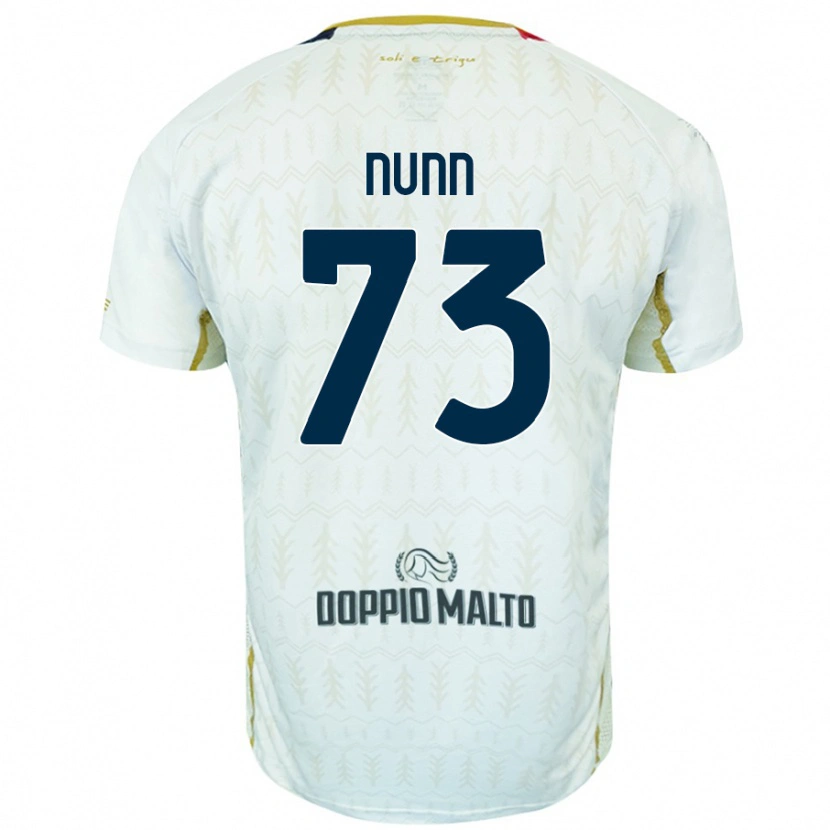 Danxen Män Jack Nunn #73 Vit Bortatröja Matchtröjor 2024/25 Tröjor T-Tröja