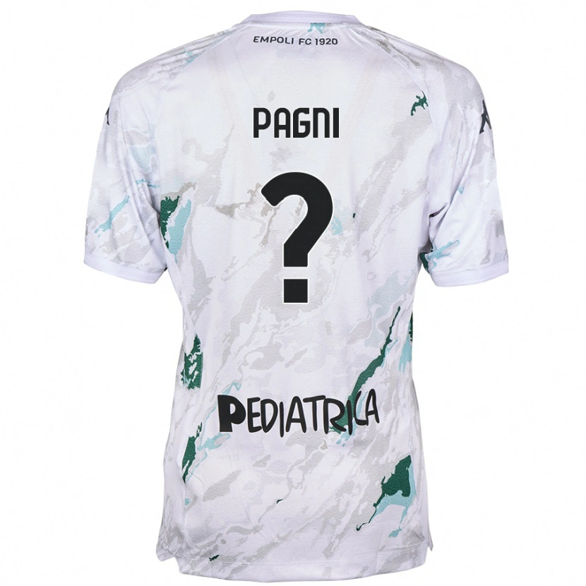 Danxen Män Niccolò Pagni #0 Grå Bortatröja Matchtröjor 2024/25 Tröjor T-Tröja