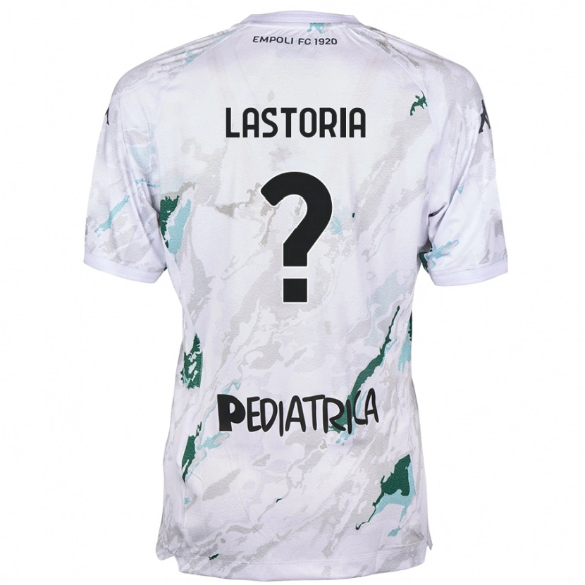 Danxen Män Tommaso Lastoria #0 Grå Bortatröja Matchtröjor 2024/25 Tröjor T-Tröja