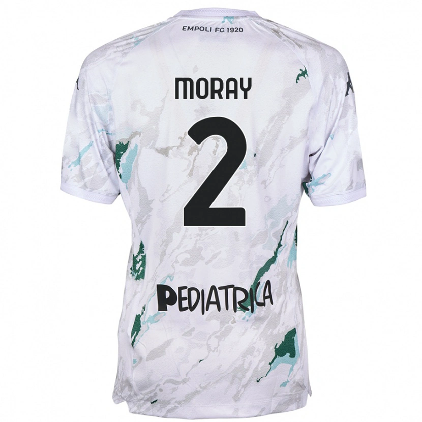 Danxen Män Jeremy Moray #2 Grå Bortatröja Matchtröjor 2024/25 Tröjor T-Tröja