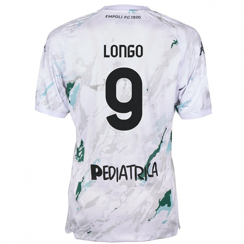 Danxen Män Mattia Longo #9 Grå Bortatröja Matchtröjor 2024/25 Tröjor T-Tröja