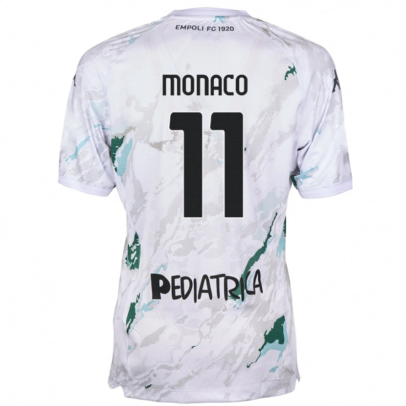 Danxen Män Salvatore Monaco #11 Grå Bortatröja Matchtröjor 2024/25 Tröjor T-Tröja