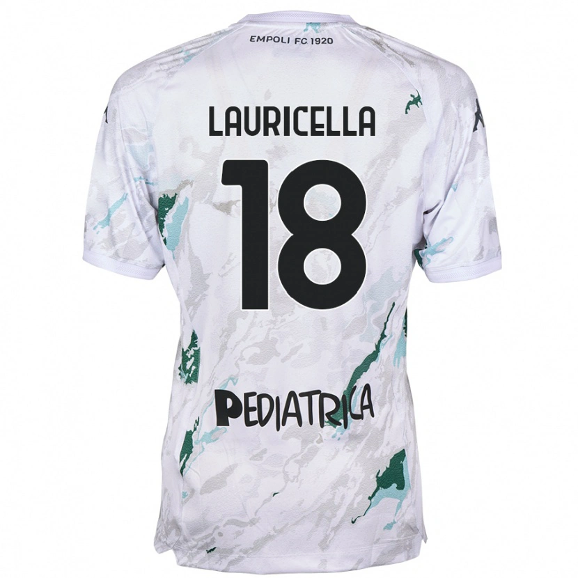Danxen Män Giovanni Lauricella #18 Grå Bortatröja Matchtröjor 2024/25 Tröjor T-Tröja