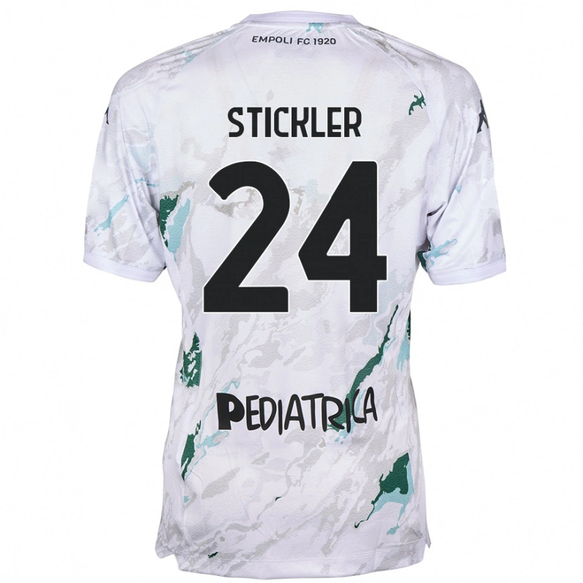 Danxen Män Mateo Stickler #24 Grå Bortatröja Matchtröjor 2024/25 Tröjor T-Tröja