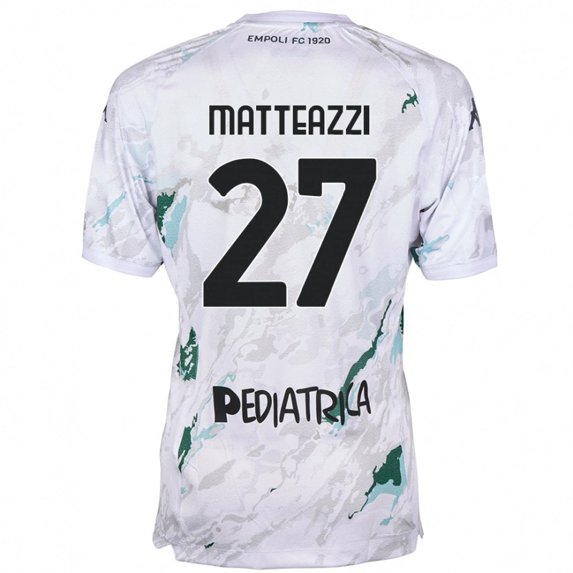 Danxen Män Ernesto Matteazzi #27 Grå Bortatröja Matchtröjor 2024/25 Tröjor T-Tröja