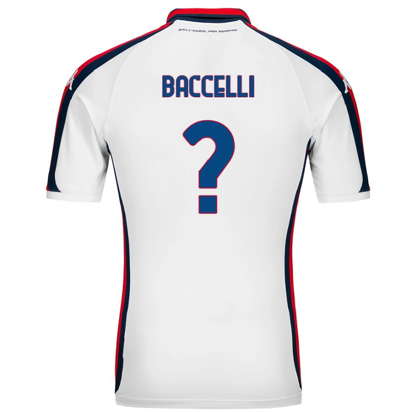 Danxen Män Pietro Baccelli #0 Vit Bortatröja Matchtröjor 2024/25 Tröjor T-Tröja