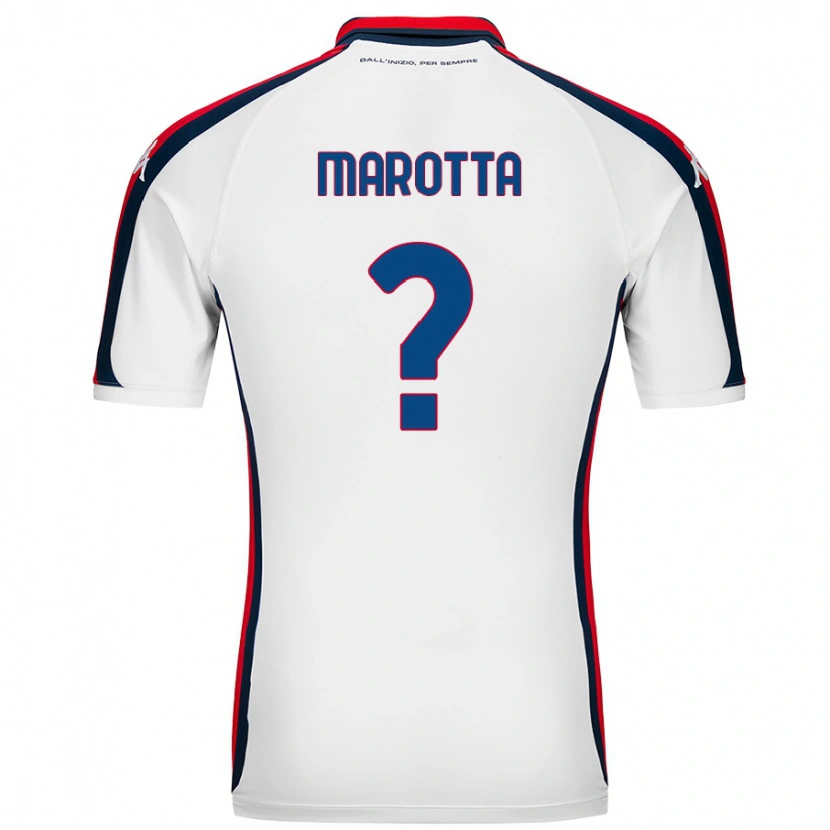 Danxen Män Francesco Marotta #0 Vit Bortatröja Matchtröjor 2024/25 Tröjor T-Tröja