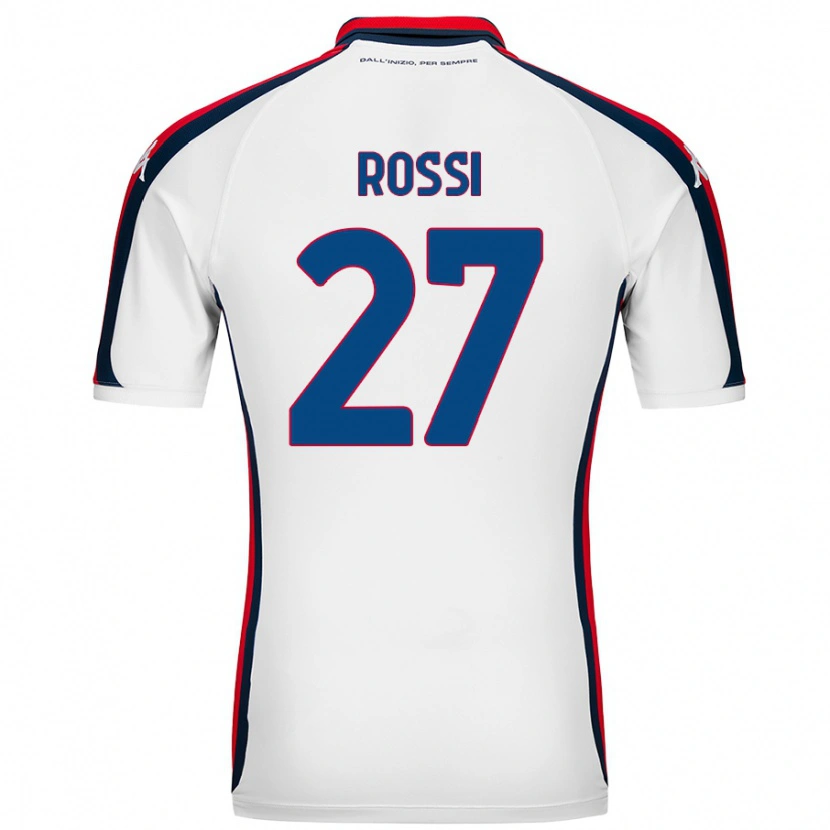 Danxen Män Lucrezia Rossi #27 Vit Bortatröja Matchtröjor 2024/25 Tröjor T-Tröja
