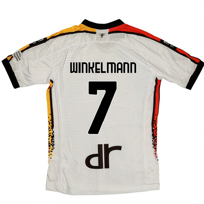 Danxen Män Till Winkelmann #7 Vit Svart Bortatröja Matchtröjor 2024/25 Tröjor T-Tröja