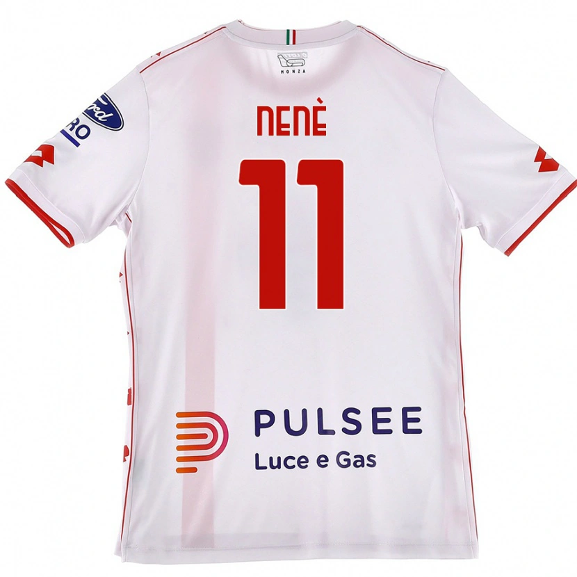 Danxen Män Stephen Nenè #11 Vit Röd Bortatröja Matchtröjor 2024/25 Tröjor T-Tröja
