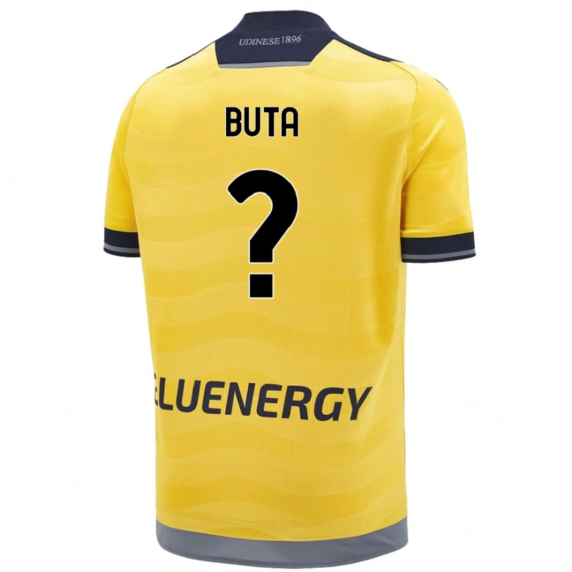 Danxen Män Leonardo Buta #0 Gyllene Bortatröja Matchtröjor 2024/25 Tröjor T-Tröja