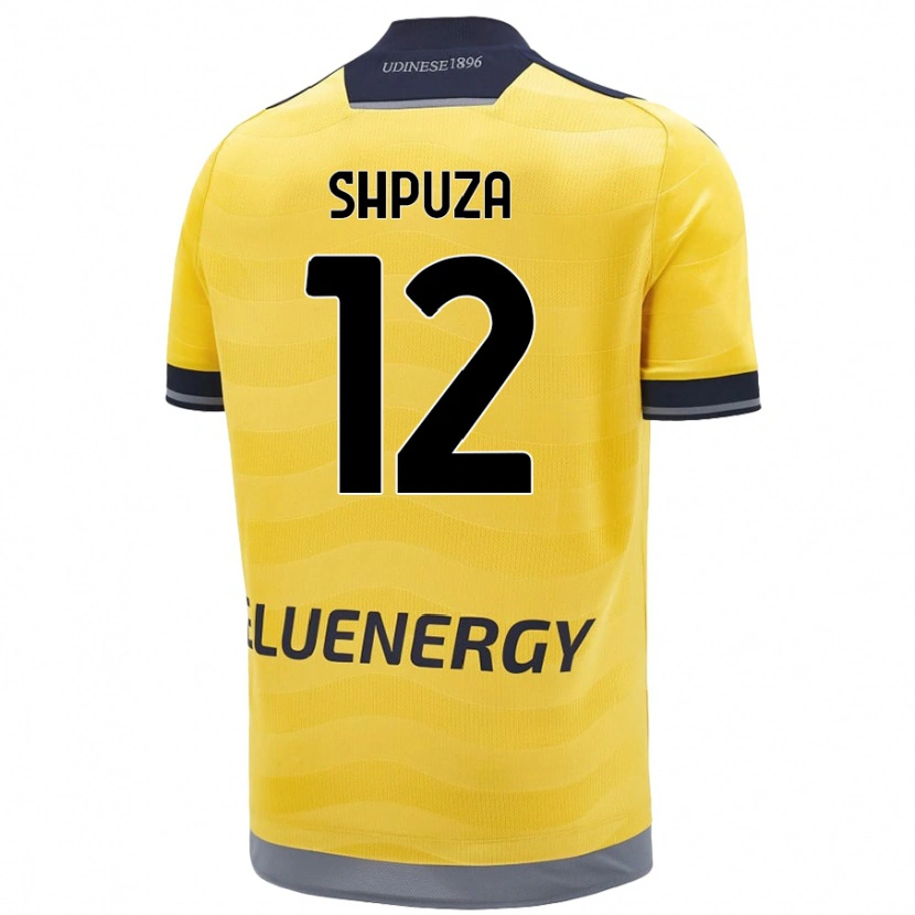 Danxen Män Kleo Shpuza #12 Gyllene Bortatröja Matchtröjor 2024/25 Tröjor T-Tröja