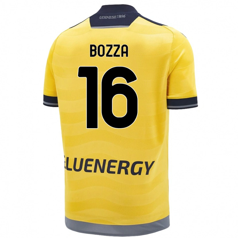 Danxen Män Mattia Bozza #16 Gyllene Bortatröja Matchtröjor 2024/25 Tröjor T-Tröja