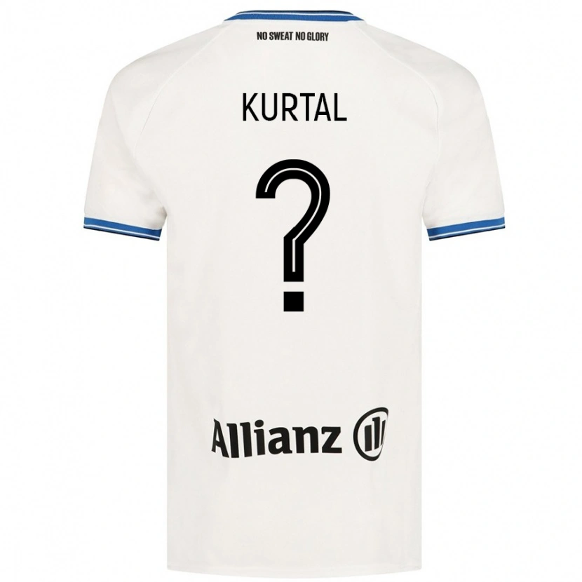 Danxen Män Utku Kurtal #0 Vit Bortatröja Matchtröjor 2024/25 Tröjor T-Tröja