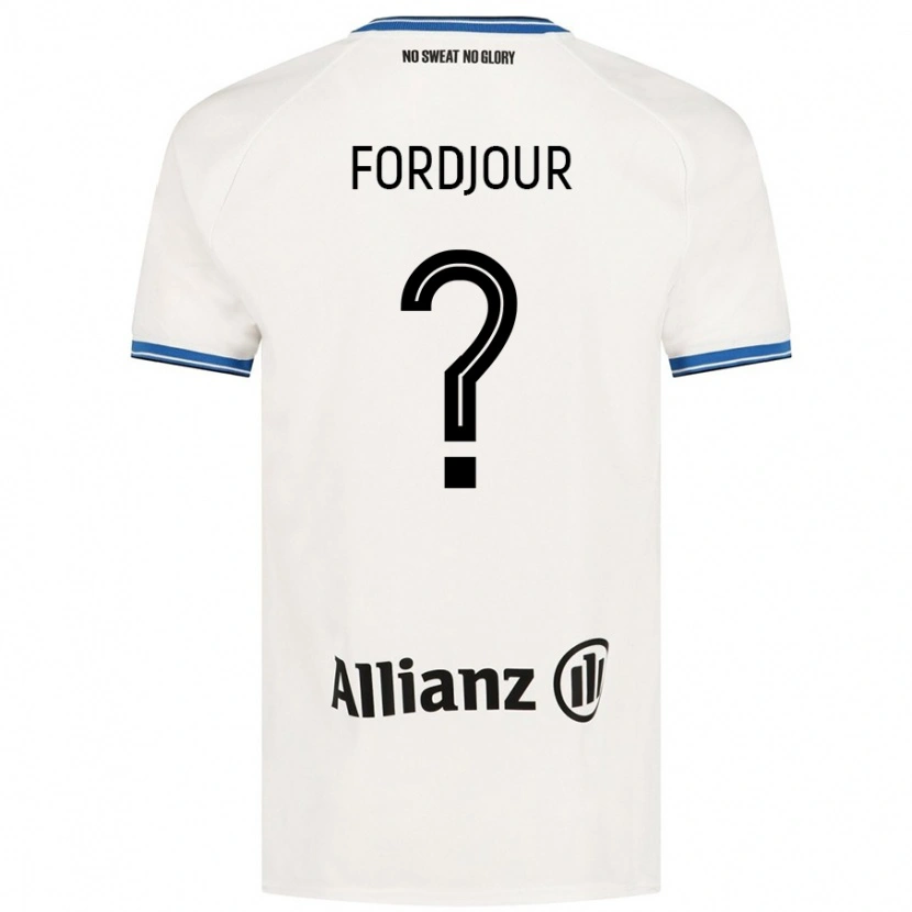 Danxen Män Richmond Fordjour #0 Vit Bortatröja Matchtröjor 2024/25 Tröjor T-Tröja