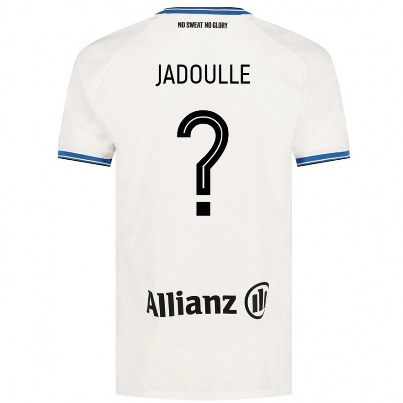 Danxen Män Romane Jadoulle #0 Vit Bortatröja Matchtröjor 2024/25 Tröjor T-Tröja