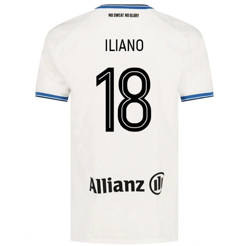 Danxen Män Isabelle Iliano #18 Vit Bortatröja Matchtröjor 2024/25 Tröjor T-Tröja