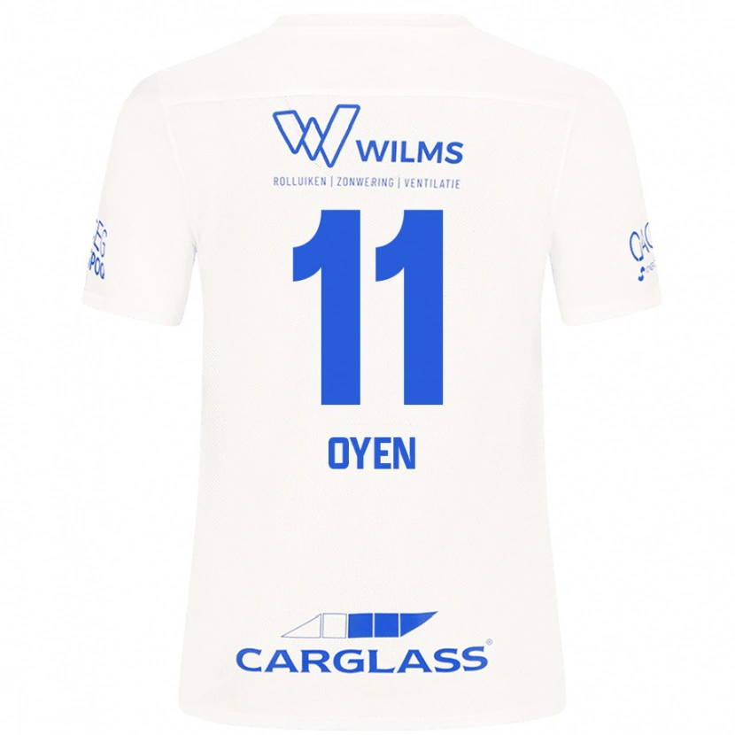 Danxen Män Luca Oyen #11 Vit Bortatröja Matchtröjor 2024/25 Tröjor T-Tröja
