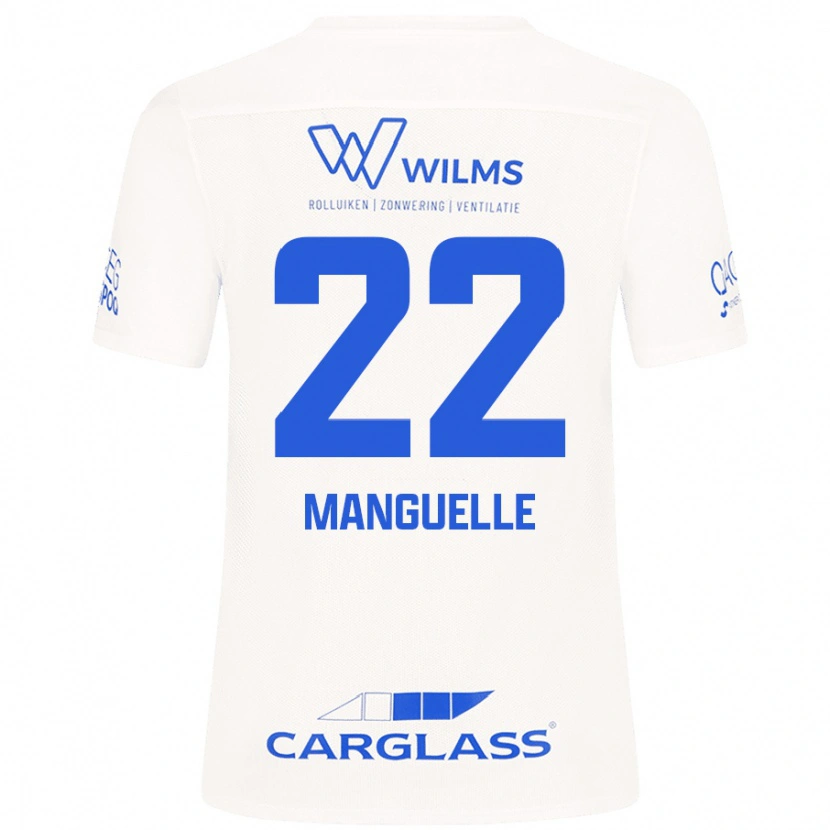 Danxen Män Brad Manguelle #22 Vit Bortatröja Matchtröjor 2024/25 Tröjor T-Tröja