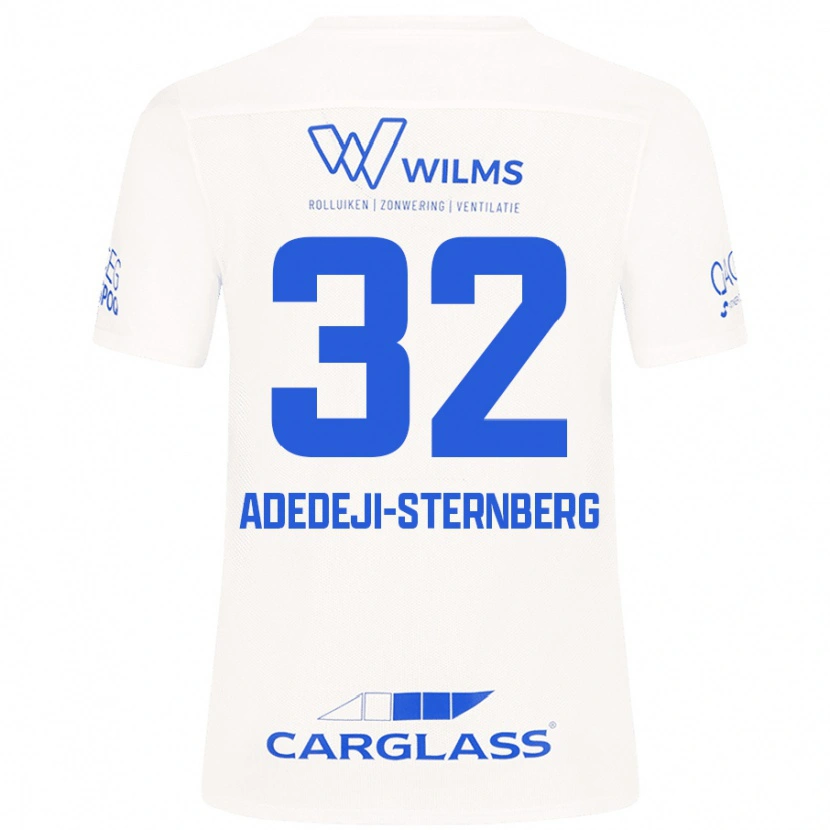 Danxen Män Noah Adedeji-Sternberg #32 Vit Bortatröja Matchtröjor 2024/25 Tröjor T-Tröja
