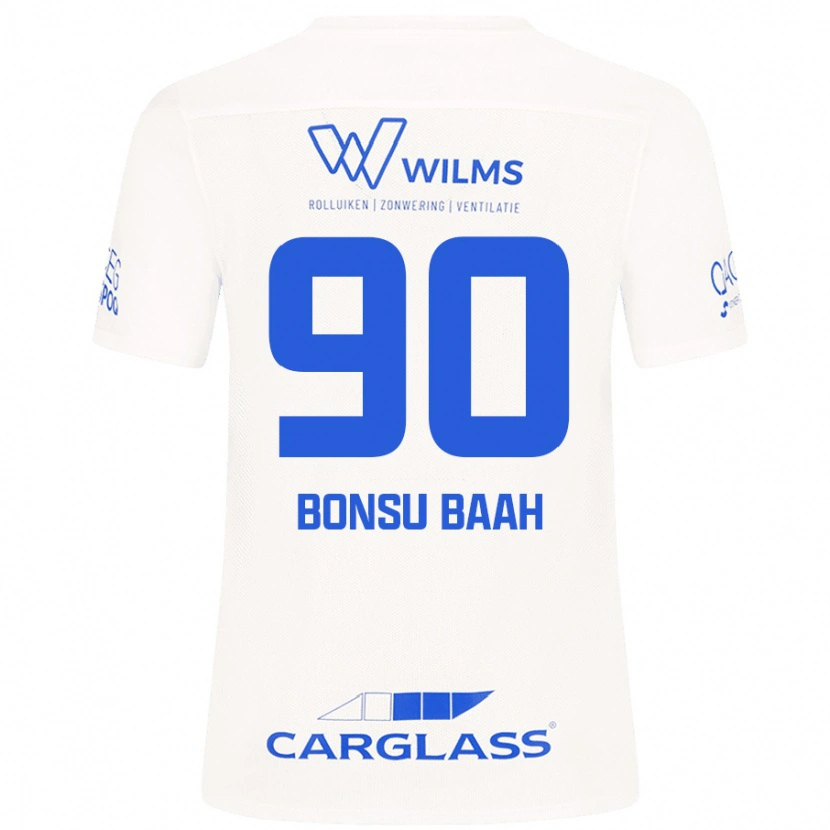 Danxen Män Christopher Bonsu Baah #90 Vit Bortatröja Matchtröjor 2024/25 Tröjor T-Tröja