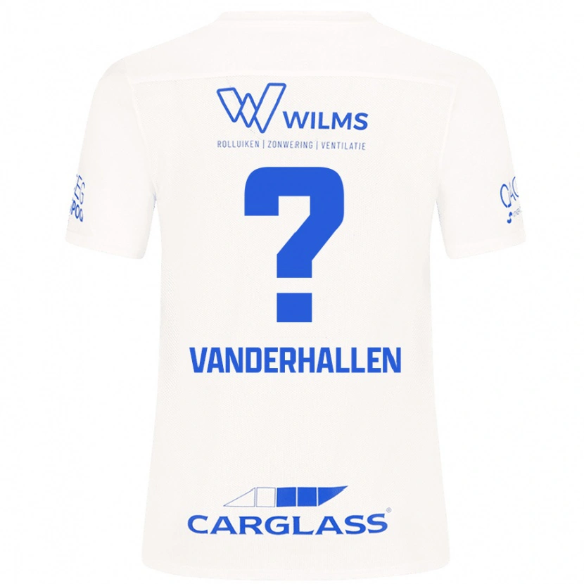 Danxen Män Yari Vanderhallen #0 Vit Bortatröja Matchtröjor 2024/25 Tröjor T-Tröja