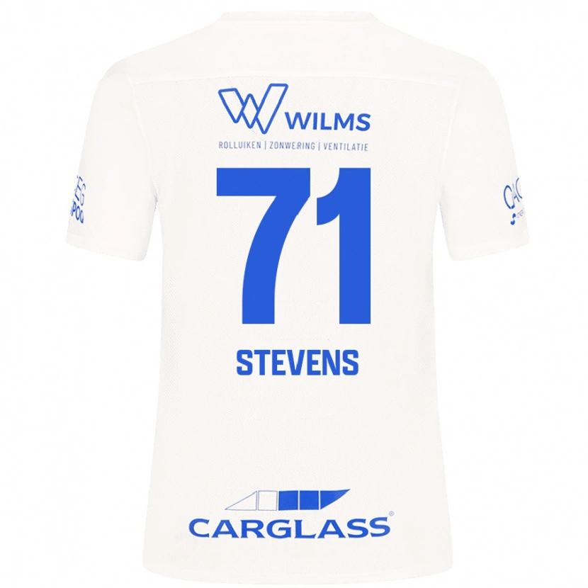 Danxen Män Brent Stevens #71 Vit Bortatröja Matchtröjor 2024/25 Tröjor T-Tröja
