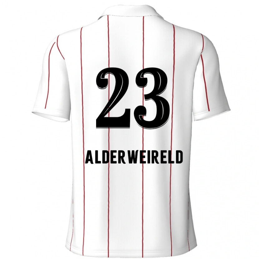 Danxen Män Toby Alderweireld #23 Vit Svart Bortatröja Matchtröjor 2024/25 Tröjor T-Tröja