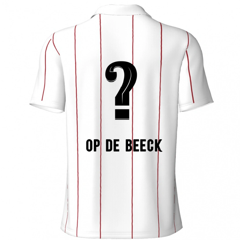 Danxen Män Gregg Op De Beeck #0 Vit Svart Bortatröja Matchtröjor 2024/25 Tröjor T-Tröja