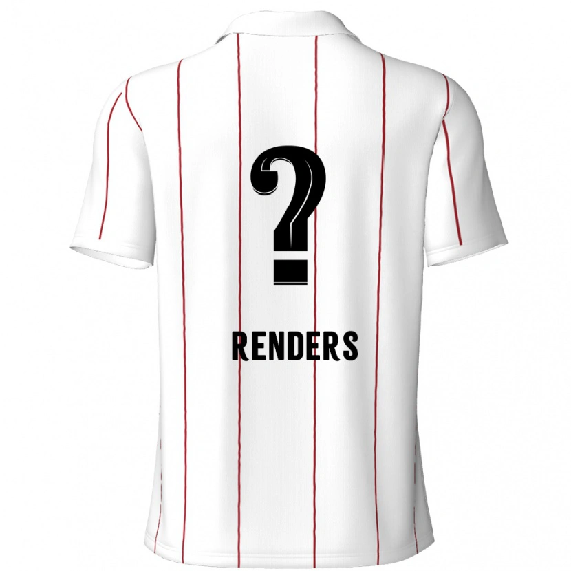 Danxen Män Semm Renders #0 Vit Svart Bortatröja Matchtröjor 2024/25 Tröjor T-Tröja