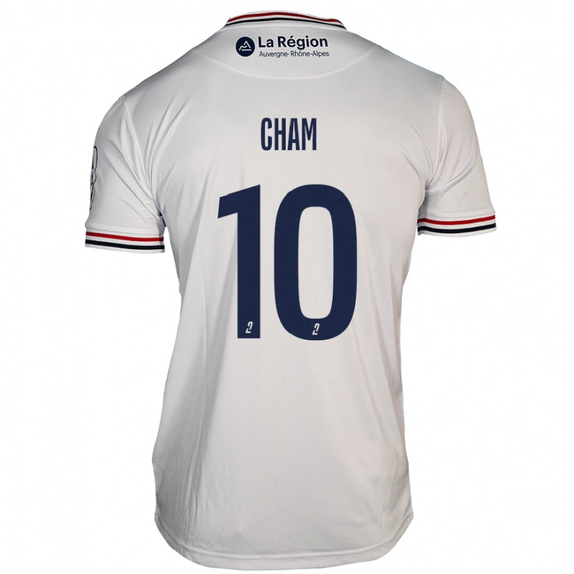 Danxen Män Muhammed Cham #10 Vit Bortatröja Matchtröjor 2024/25 Tröjor T-Tröja